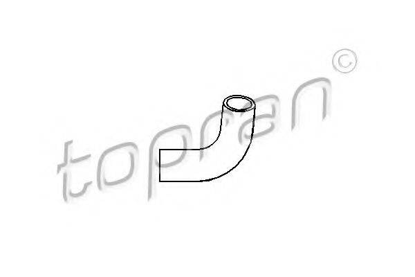 Шланг, вентиляция картера TOPRAN 206038