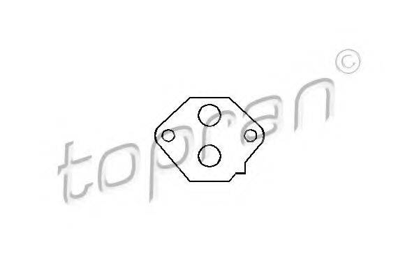 Прокладка, поворотна заслінка - підведення повітря TOPRAN 205637