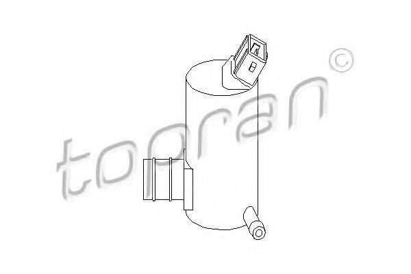 Водяний насос, система очищення вікон TOPRAN 300634